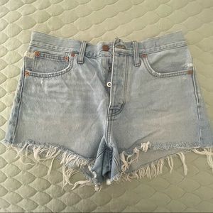 Madewell denim shorts size 27